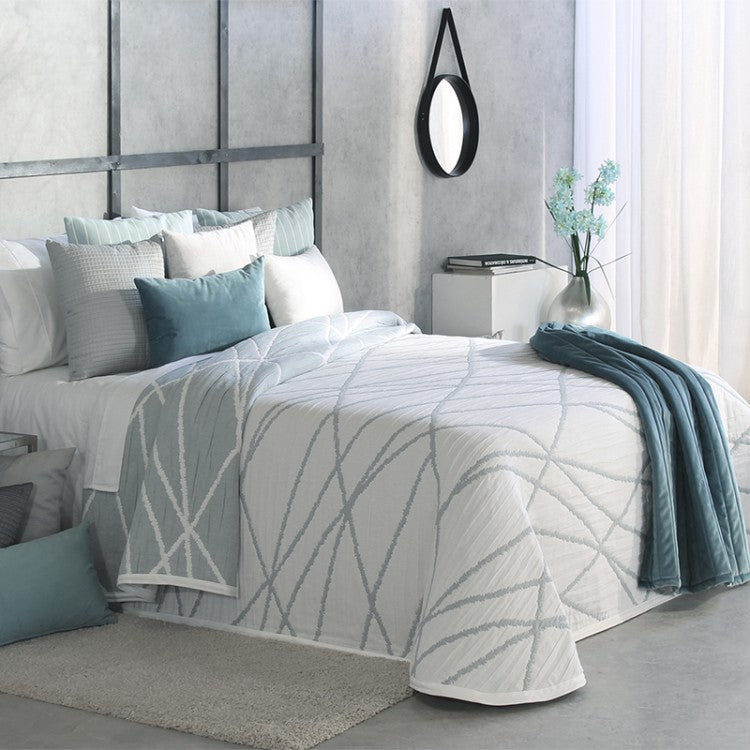 Bedspread jacquard reversible