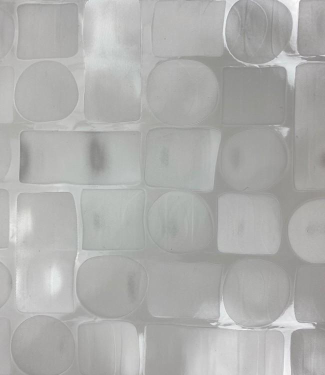 Oilcloth transparent with print 140 cm