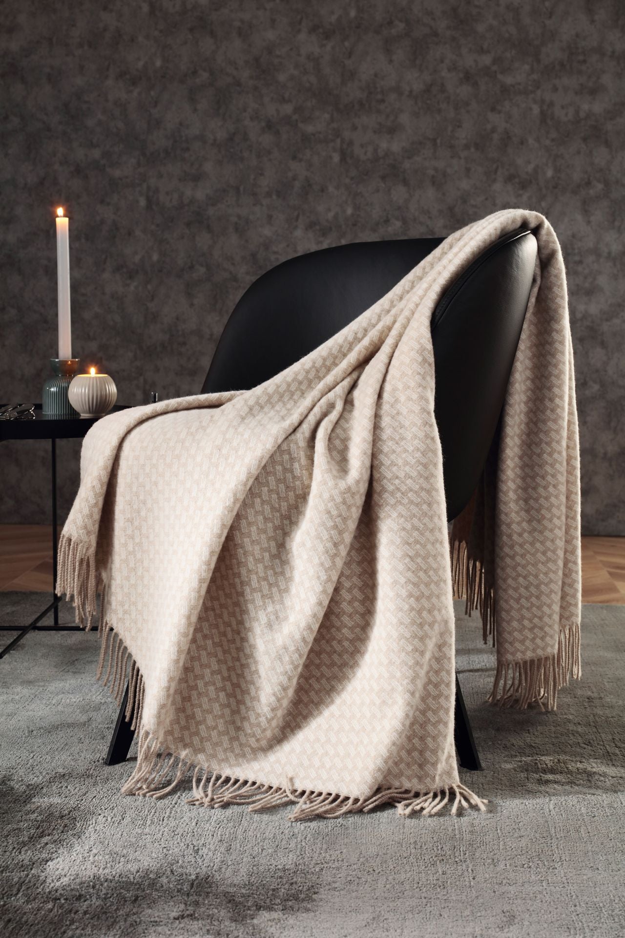 Plaid cashmere