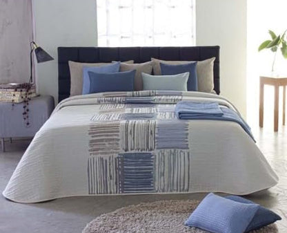 Bedspread jacquard reversible
