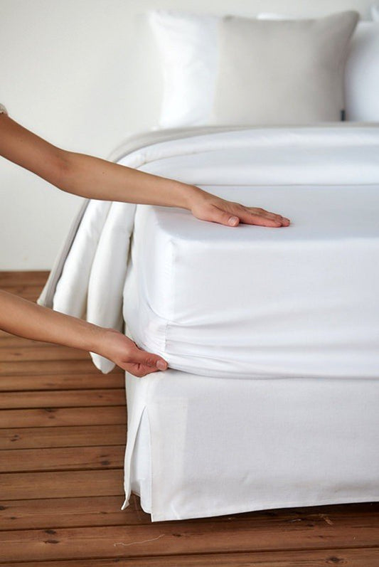 Fitted sheet mako-satin