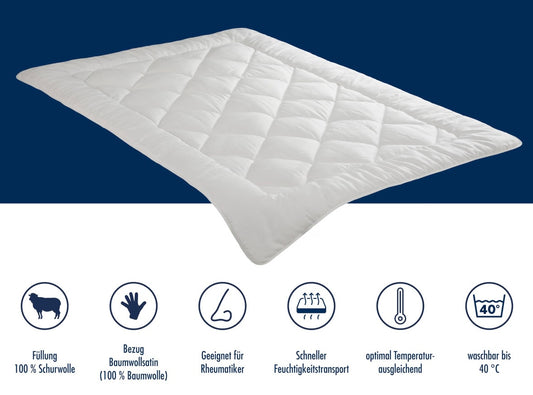 Duvet merino wool light
