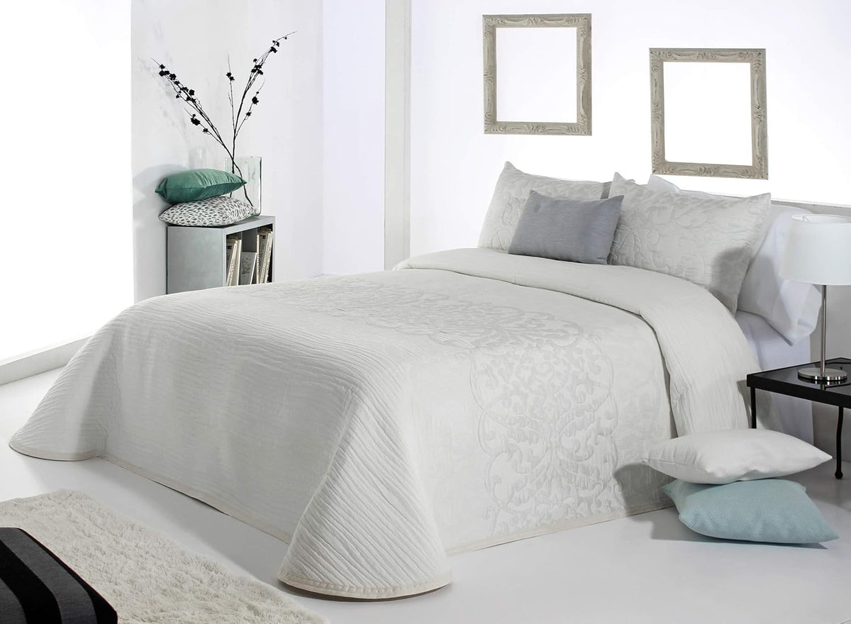 Bedspread jacquard reversible