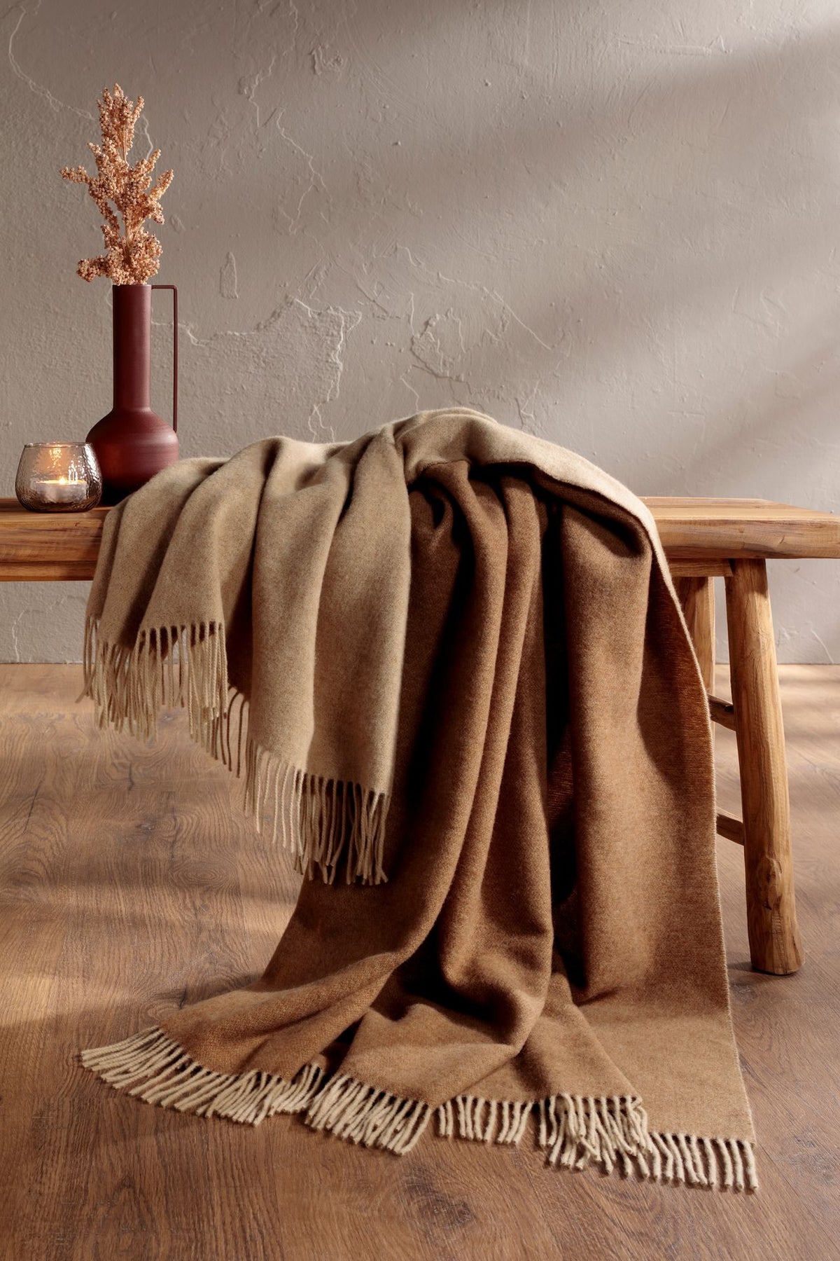 Plaid cashmere