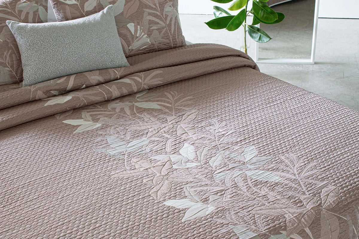 Bedspread jacquard reversible