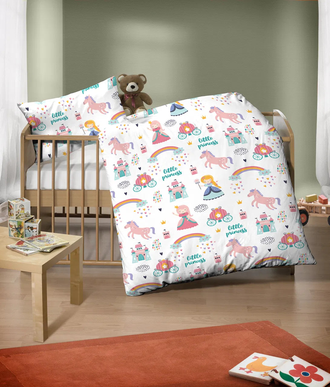 Bed linen set flannel baby