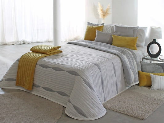 Bedspread jacquard reversible