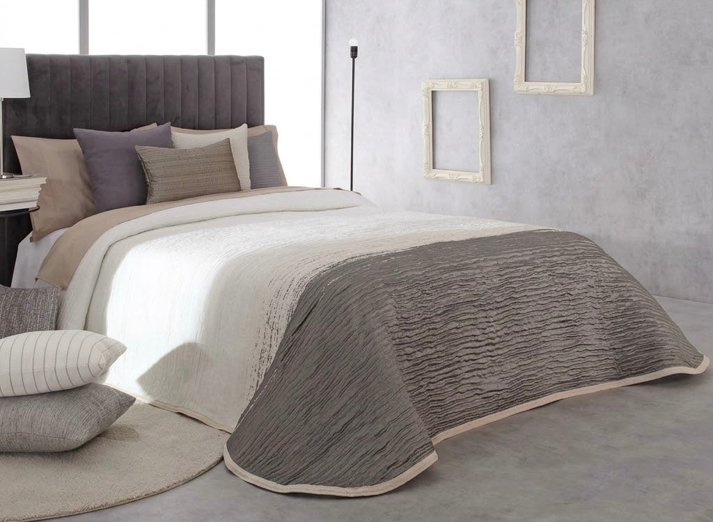 Bedspread jacquard reversible
