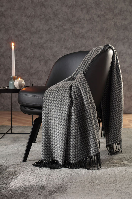 Plaid cashmere