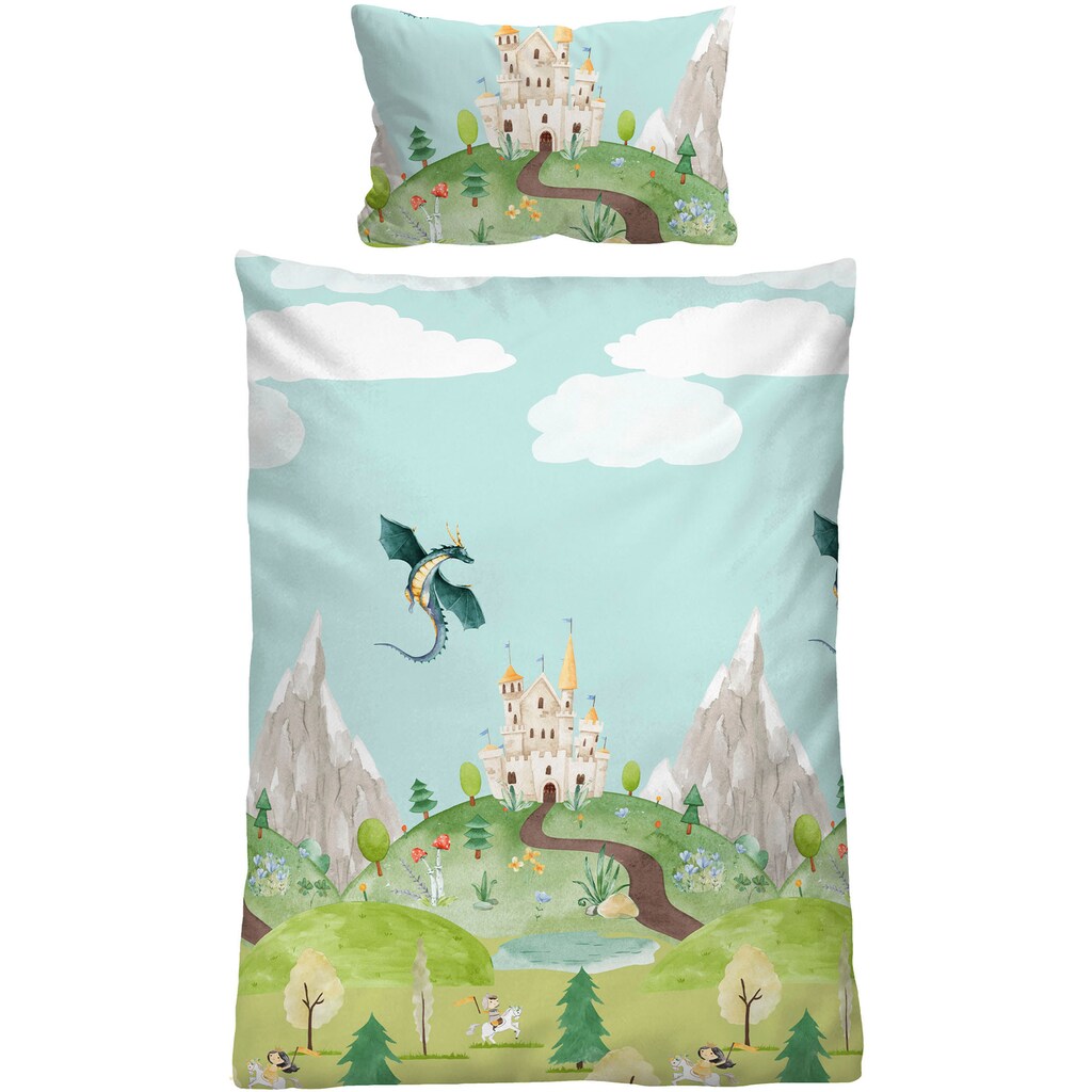 Անկողնային սպիտակեղենի հավաքածու լինոն մանկական