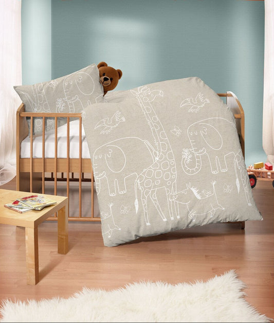 Bed linen set flannel baby