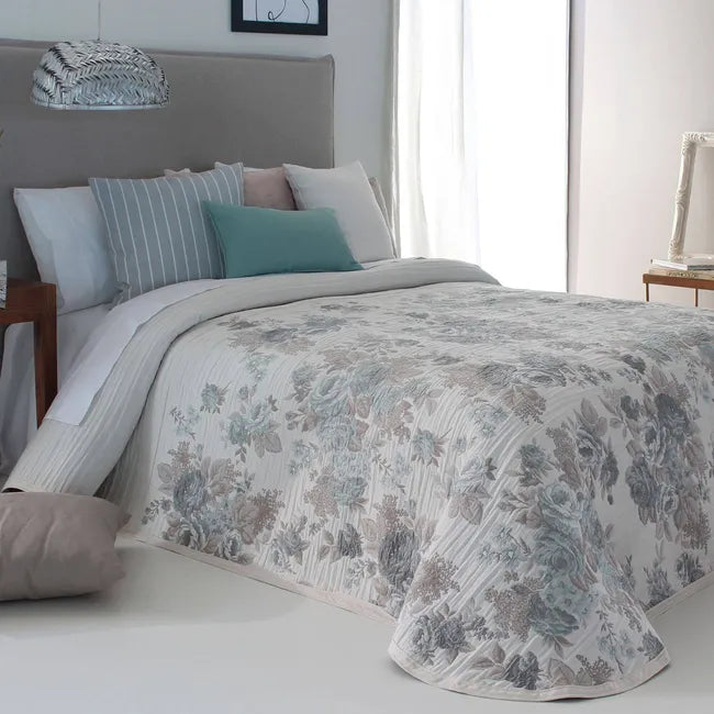 Bedspread jacquard reversible